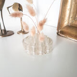 Vintage glass flower pick made in France