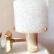 Pair of 60s designer Perspex wall lights