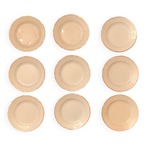 Lot de 9 assiettes à - villeroy