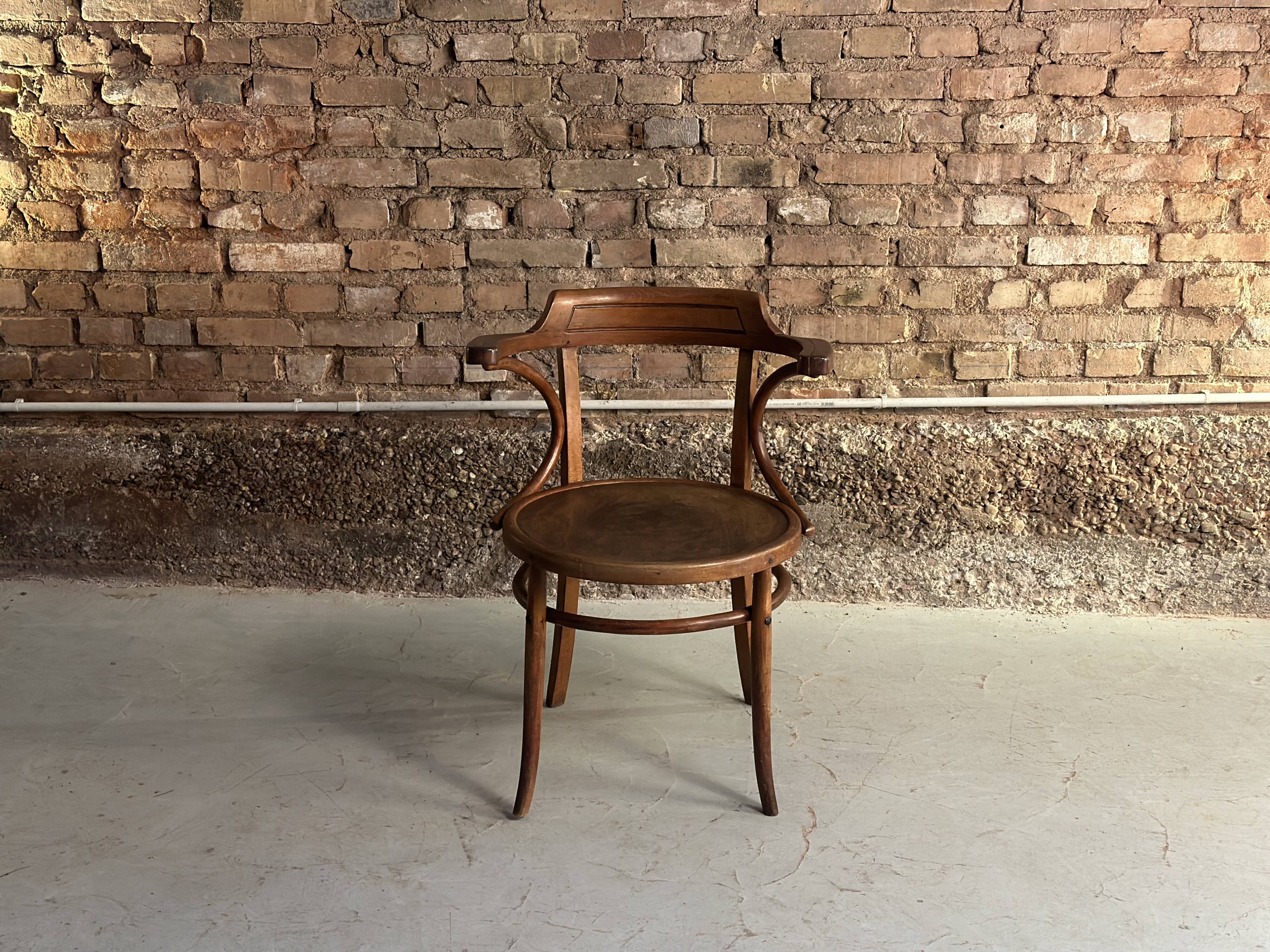 Beech armchair J&J Kohn