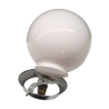 Globe blanc verre diamètre 20 cm