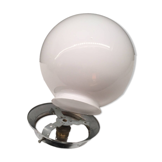 Globe blanc verre diamètre 20 cm