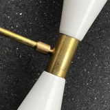 Pair of white cone appliques