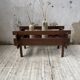 Small modernist oak planter from the 1950s