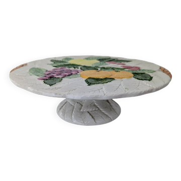 Barbotine footed tray