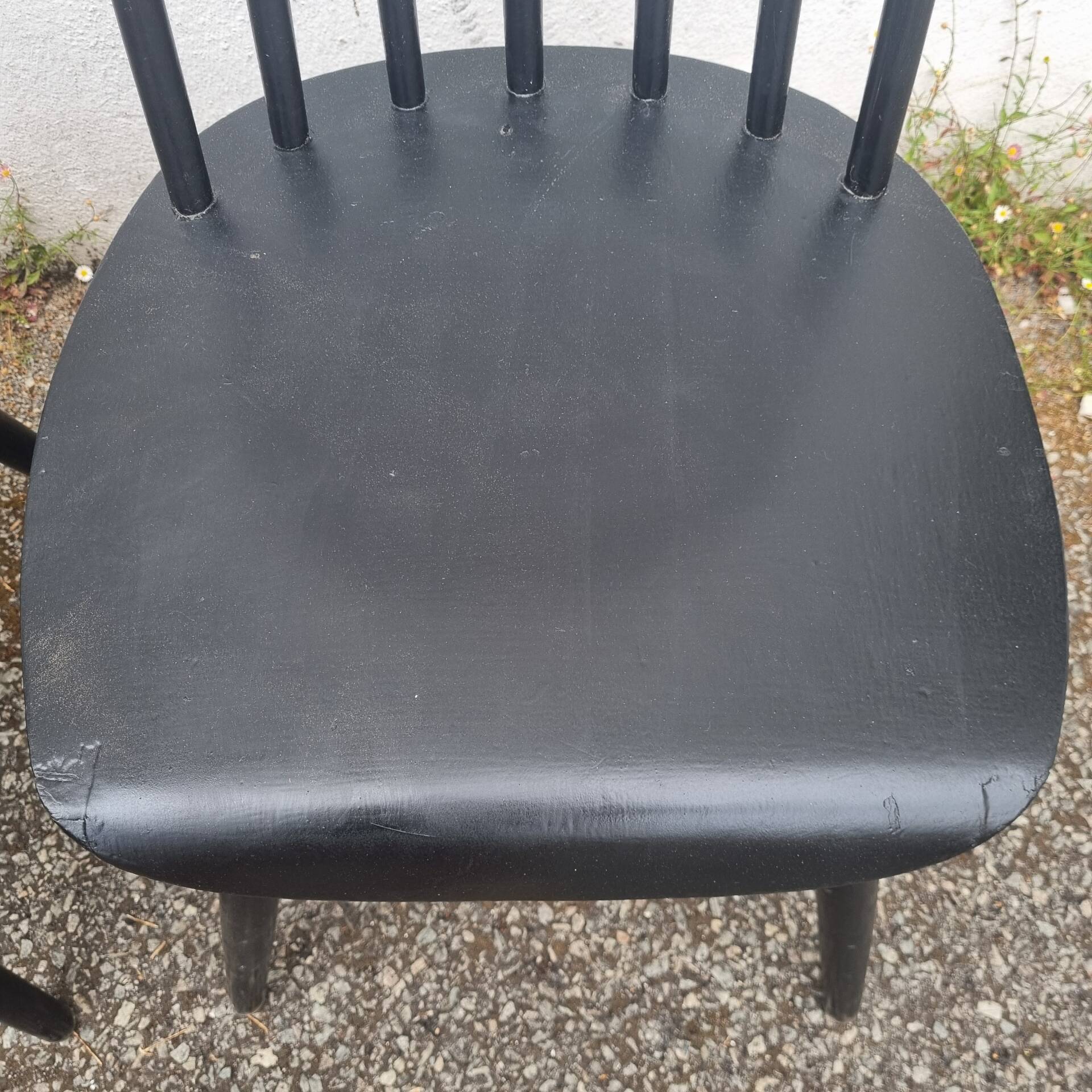 4 chaises scandinave Fanett Ilmari Tapiovara