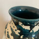 Vintage duck blue pot or vase