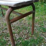 School bench from the 1950s, length 210 cm