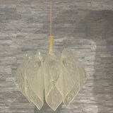 Vintage plexi lucite hanging lamp