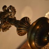 Empire/Art Deco style chandelier with three globes