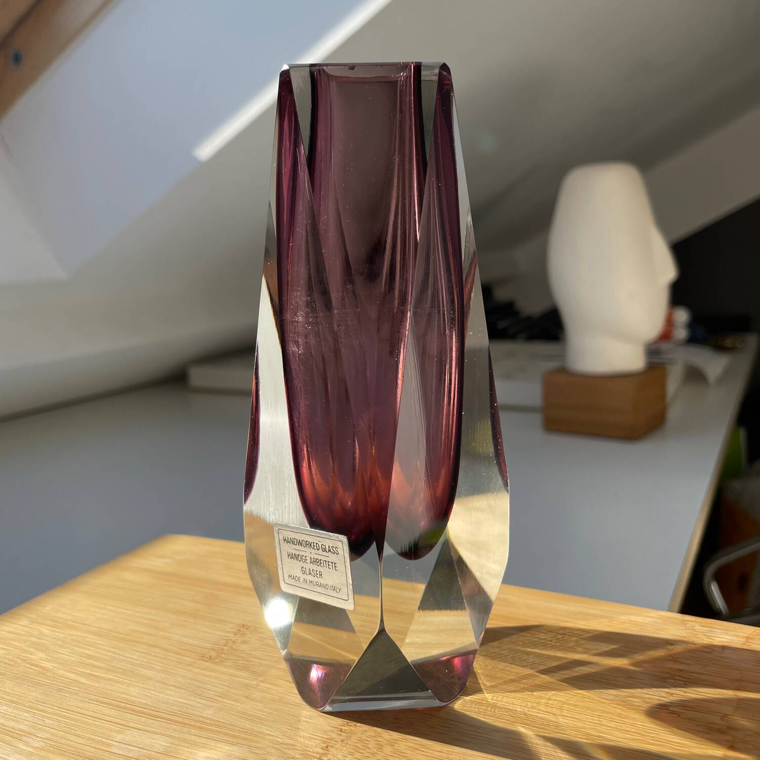 Vase Sommerso Seguso Murano