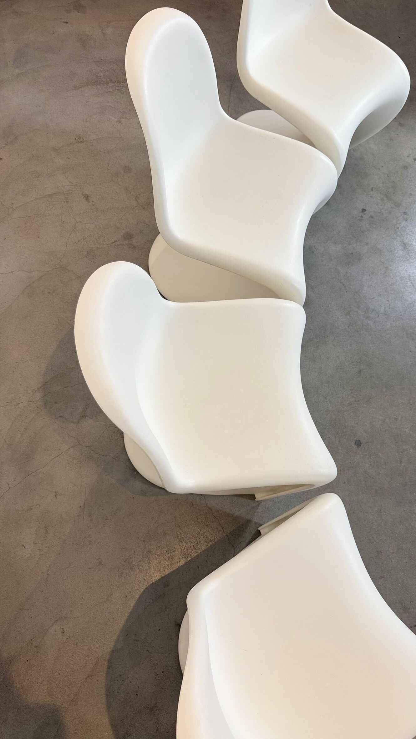 6 original Panton chairs - Vitra Edition (2010)