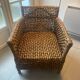 Rattan armchair + 2 cushions