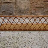 Rattan wall shelf