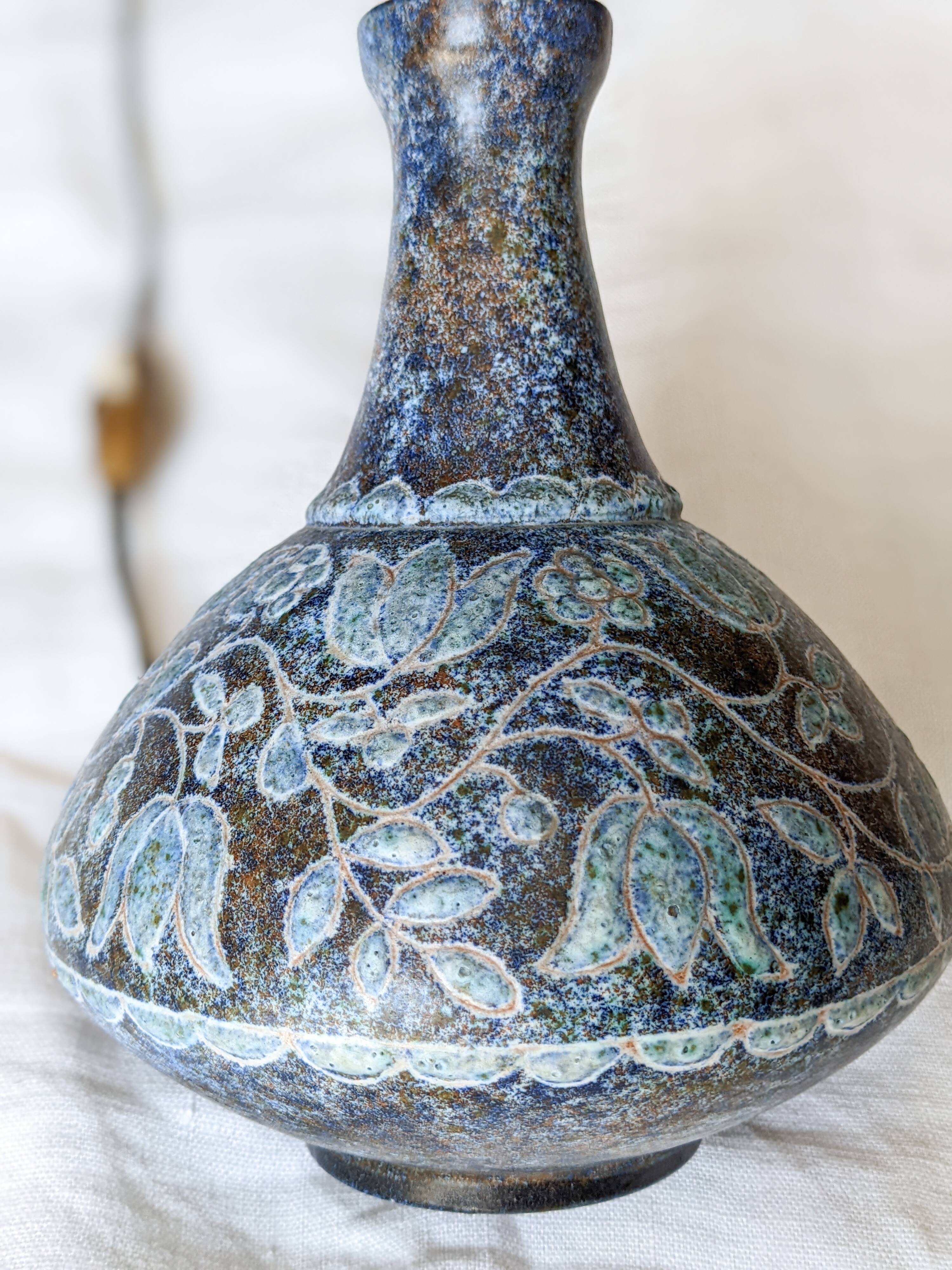 Vintage ceramic lamp, The Potters' Barn