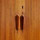 Danish high cabinet in teak with tambour doors Denmark 1960