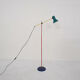 Veneta Lumi metal floor lamp, italy 1990's