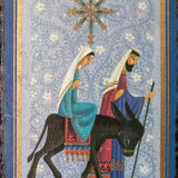 Ex-Voto hand-painted Marie and Joseph