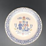 Assiette en grès (fabrication anglaise)