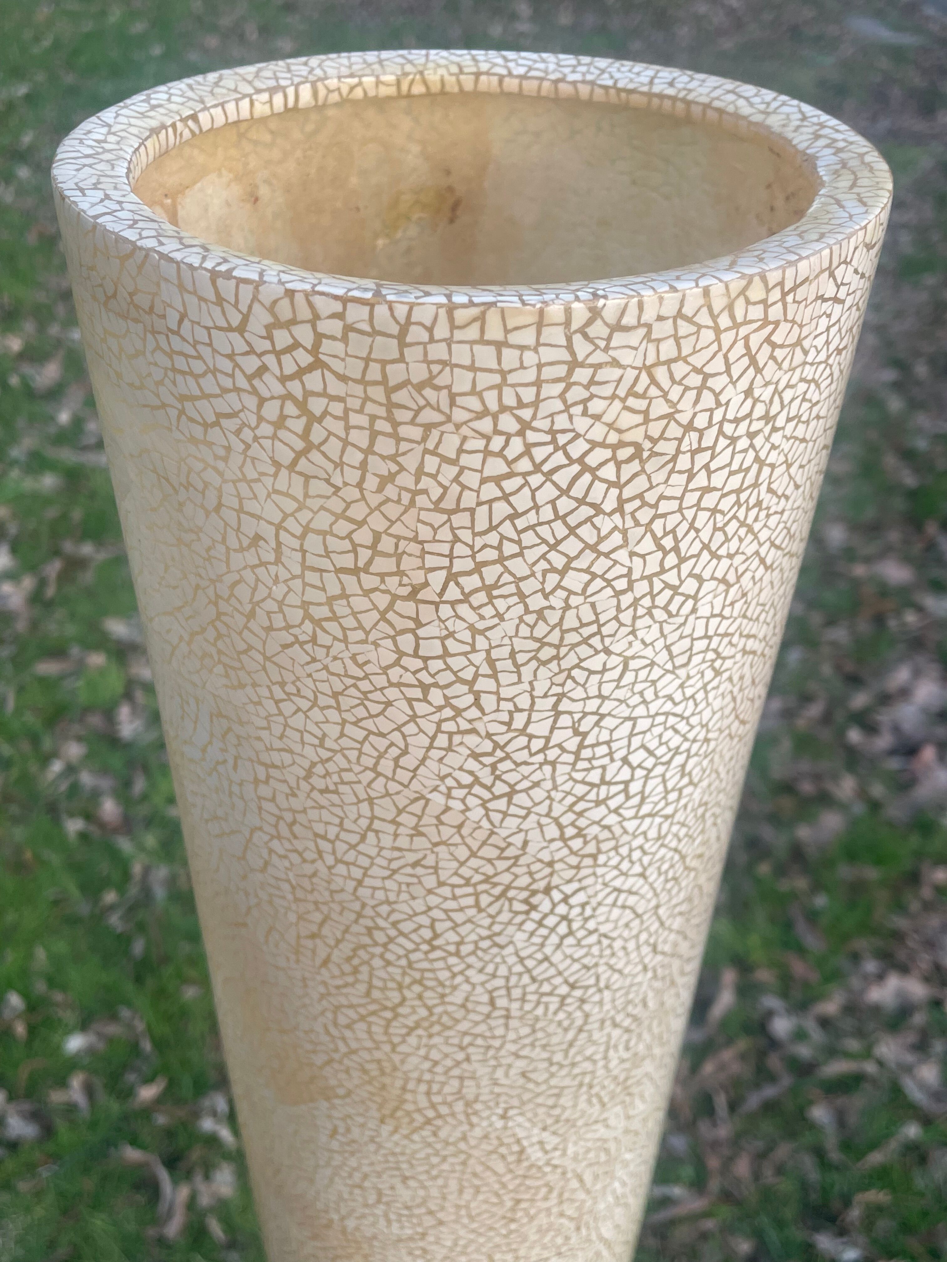 Atmosphere lamp, Italian design exhibition model, fiberglass circa 1970 - 121 cm