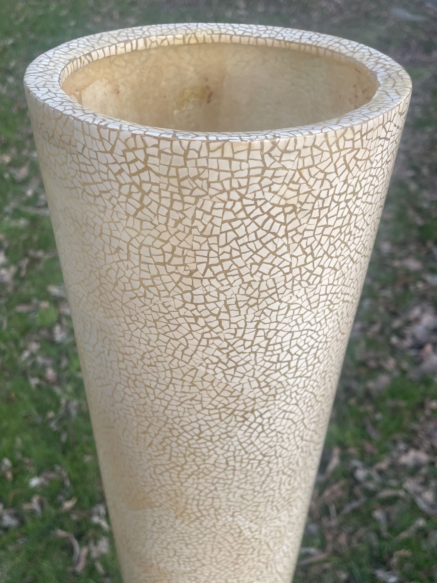 Atmosphere lamp, Italian design exhibition model, fiberglass circa 1970 - 121 cm