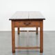 Grande table à manger antique française pour 6 à 8 personnes.
