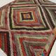 Large Vintage Turkish Kilim Rug 280x215 cm Wool Jajim Kelim