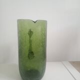 Pichet en verre craquelé