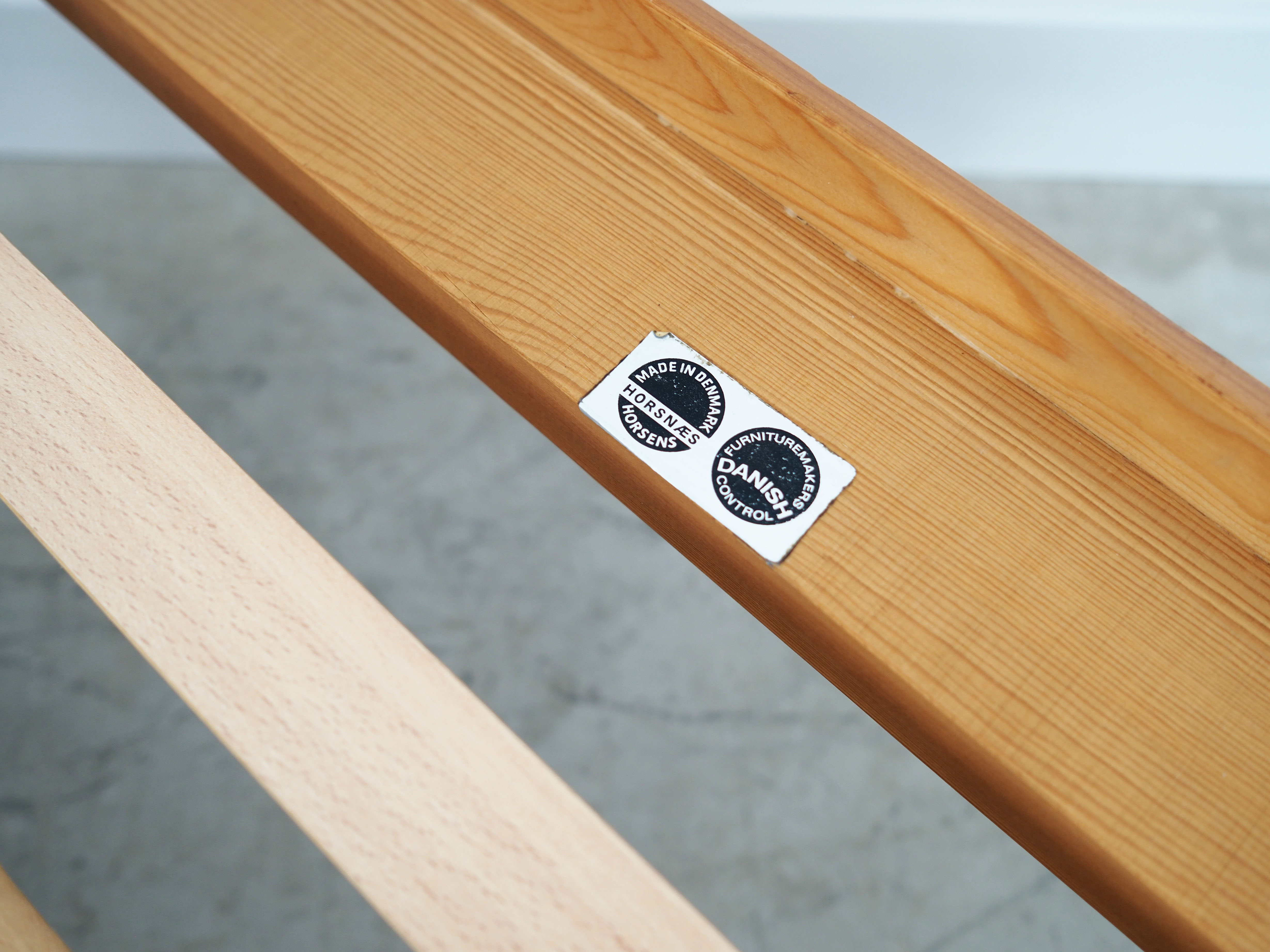 Pine daybed, Danish design, 1970s, manufactured by Horsens Møbelfabrik