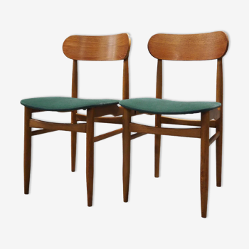 Ensemble de deux chaises vintage Gessef Consorzio Sedie Friuli, années 60