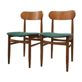 Ensemble de deux chaises vintage Gessef Consorzio Sedie Friuli, années 60