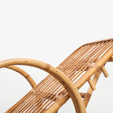 Lounge Chair in rattan, Netherlands 50 years