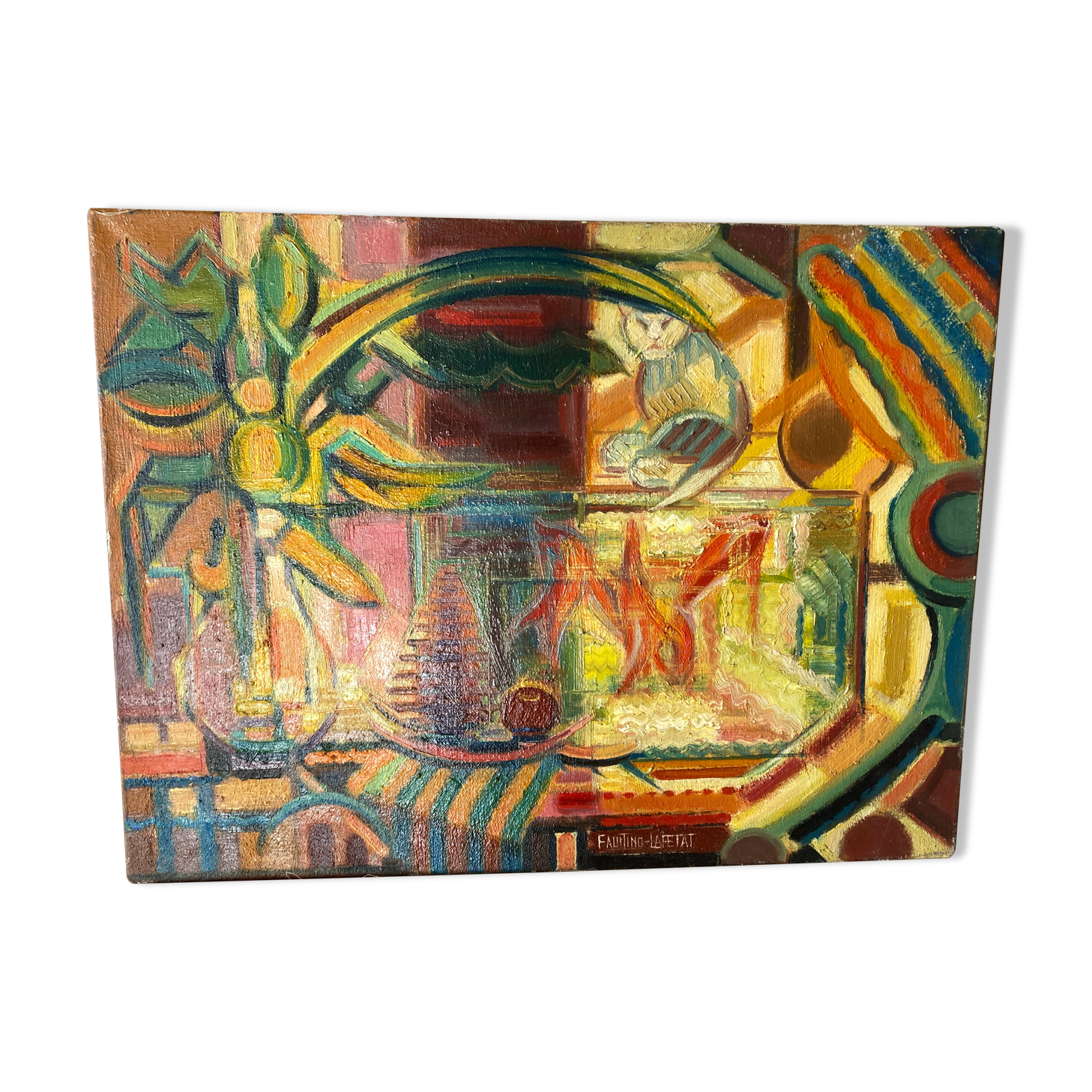 Still life by Mario Faustino Lafetat