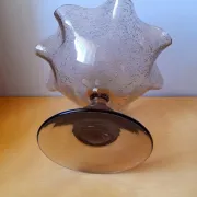 Coupe en Verre Soufflé Bullé Riom 1960