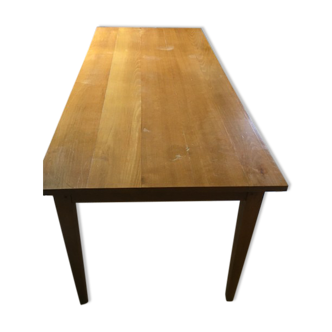 Table à manger en bois vintage 6 personnes voir 8