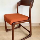 Set of 4 Baumann sled chairs