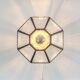 Glass flush mount from Limburg 1960s