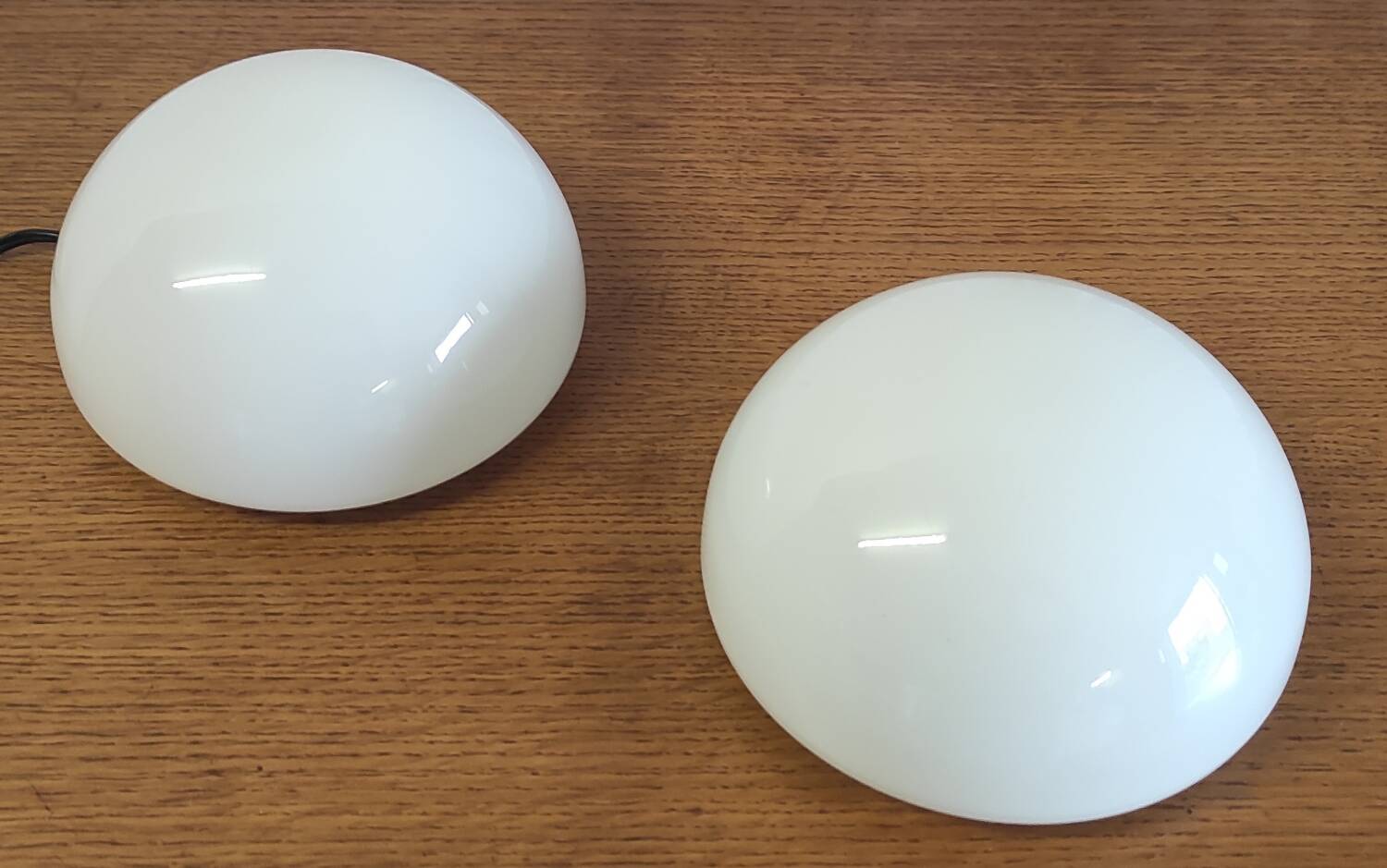 Opaline globe wall light 15 cm - 50s/60s
