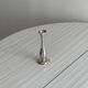 small antique silver-plated metal soliflore