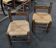 Pair of Chairs - Brutalist - Designed by Charles Dudouyt - c. 1940