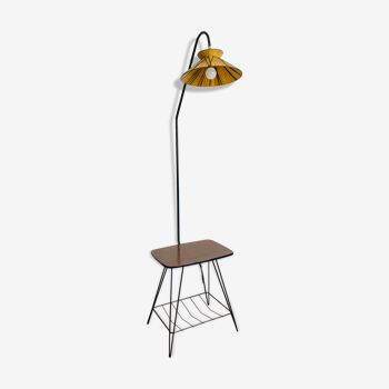 Lampadaire liseuse tablette porte revues vintage années 60