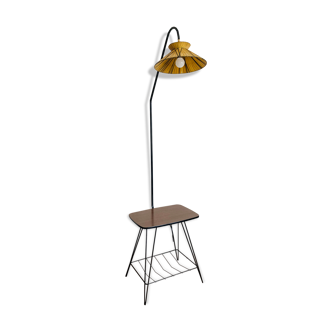 Lampadaire liseuse tablette porte revues vintage années 60