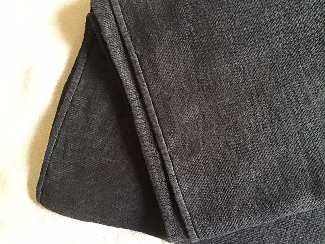 Farm case in grey-black hemp 1m64 x 1m04