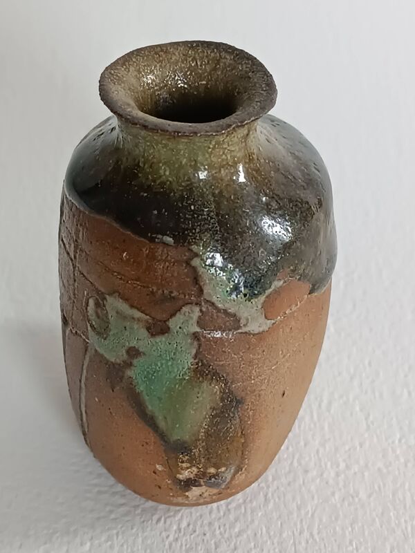 Michel delmotte vase miniature objet de vitrine 1979