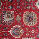 Tapis en laine Tabriz antique, motif floral Shah Abbasi sur tout le tapis, champ cramoisi, vers 1920 — 303 × 403 cm — 1C1278