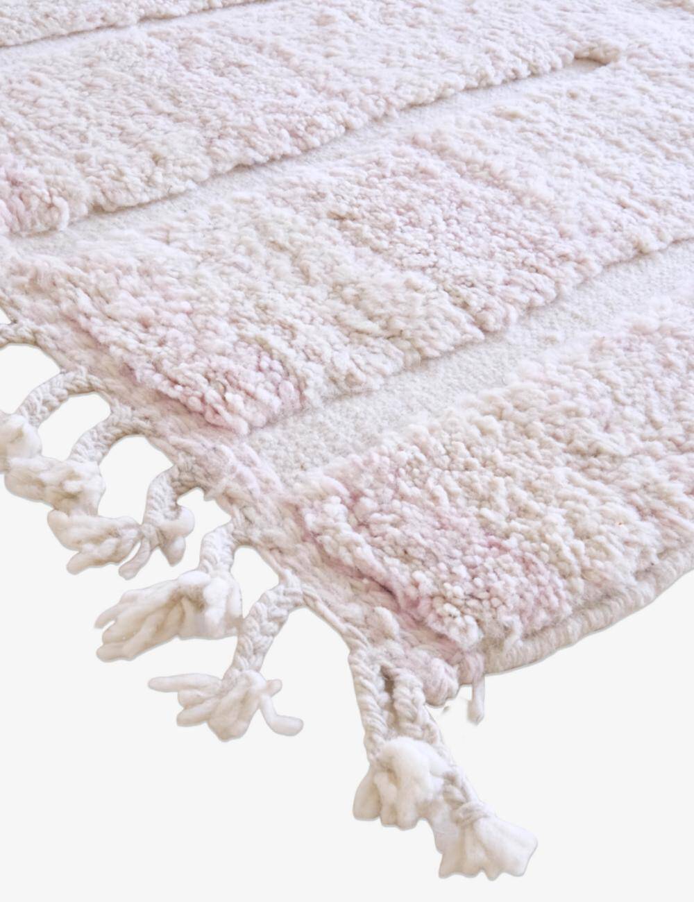 Tapis Rose poudré - 356 x 245 cm