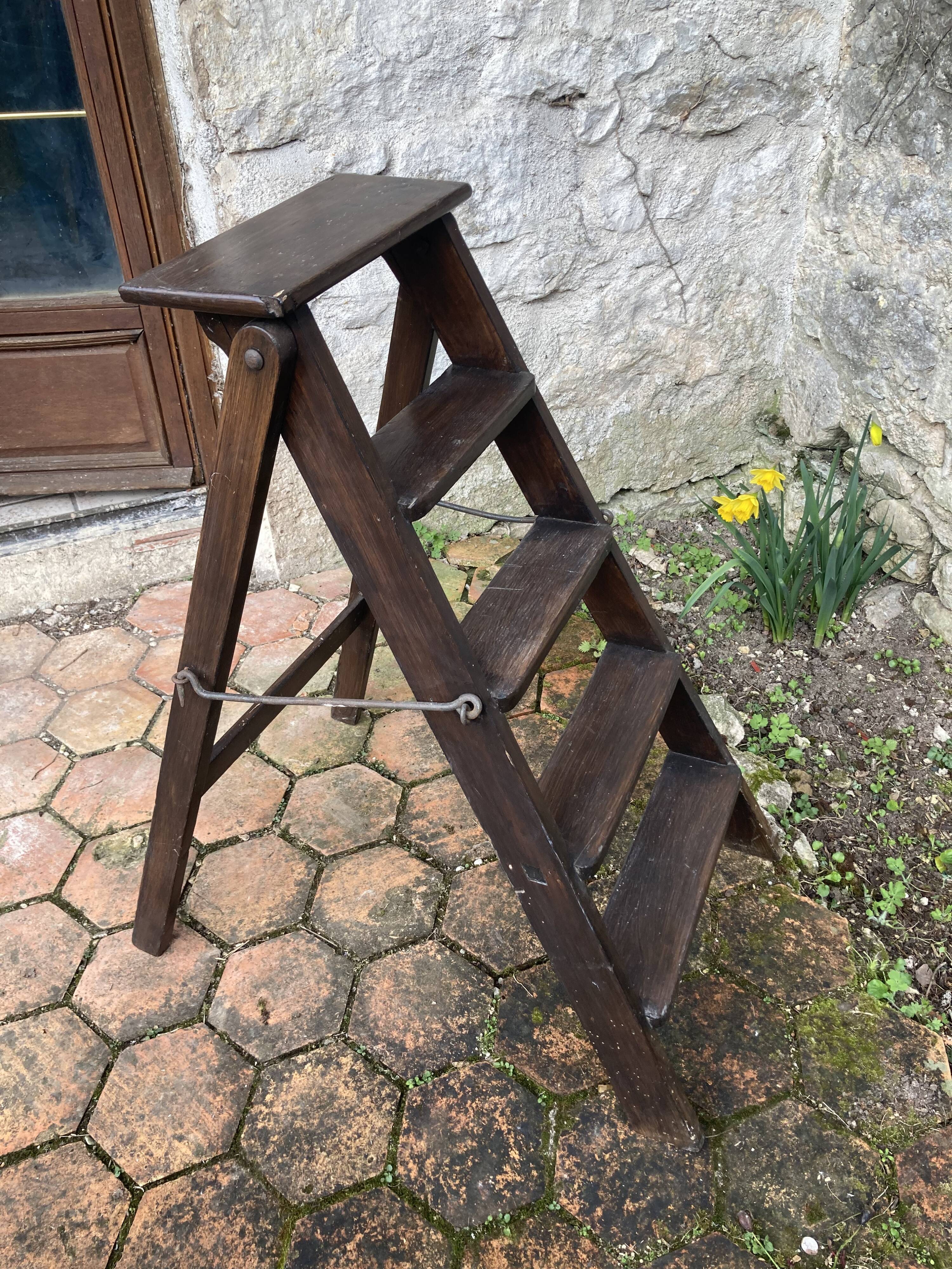Small vintage stepladder
