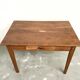Solid cherry wood desk with spindle legs