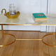 Table low 60s marble neoclassical style