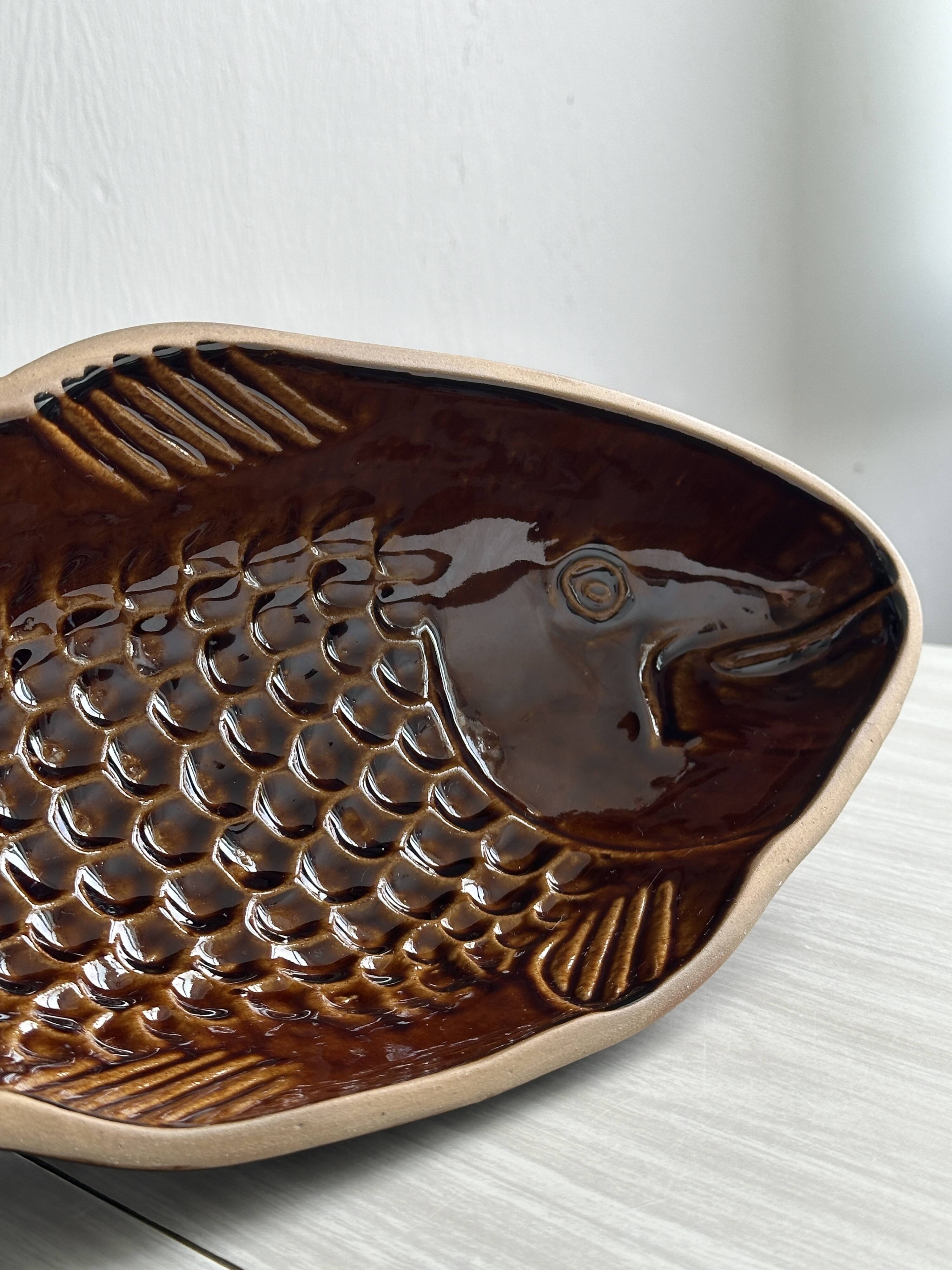 Ceramic fish dish